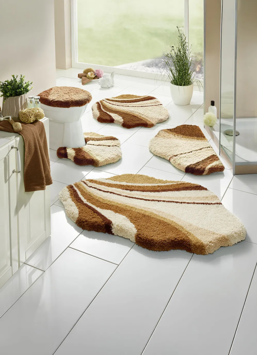 Tolle Badgarnitur in barfußweicher Qualität