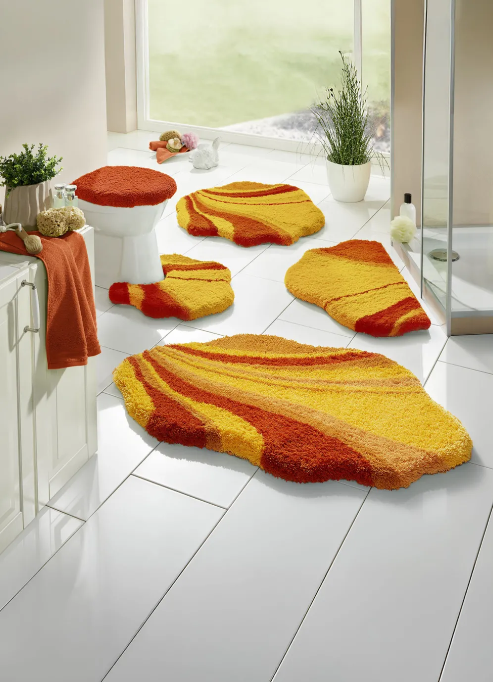 Tolle Badgarnitur in barfußweicher Qualität