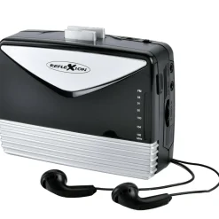 Tragbarer Kassetten-Spieler mit FM-Radio