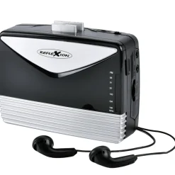 Tragbarer Kassetten-Spieler mit FM-Radio