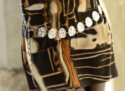 Trendiger Damen-Kettengürtel, mit Karabinerverschluss