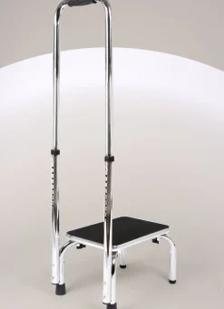 Trittstufe mit Haltegriff