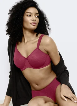 Triumph Slip mit Jacquardeinsatz im Vorderteil