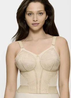 Triumph-Doreen BH in langer Form, mit Spitze