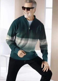 Troyer mit Stehkragen in 2 Farben