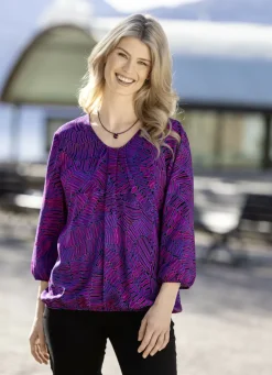 Tunika mit elastischen Abschlüssen