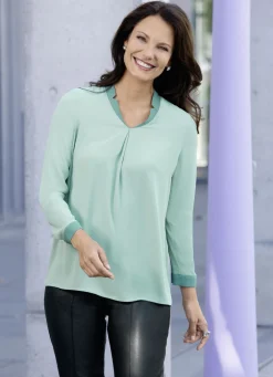 Tunika mit Stehkragen