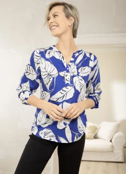 Tunika mit Stehkragen