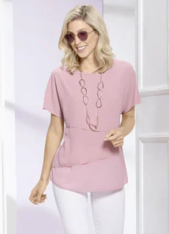 Tunika mit Stufen-Volants