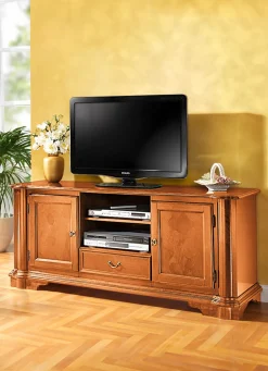 TV-Longboard mit echtem Wurzelholzfurnier