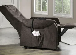 TV-Sessel mit Rollen und Federkern