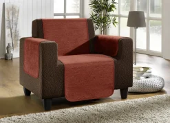 Unempfindliche Sessel-,Couch- und Armlehnenschoner aus Chenille