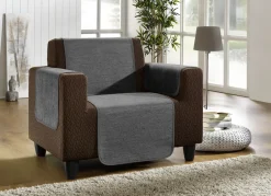 Unempfindliche Sessel-,Couch- und Armlehnenschoner aus Chenille