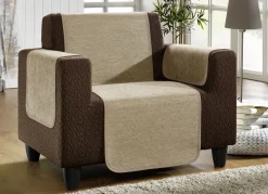 Unempfindliche Sessel-,Couch- und Armlehnenschoner aus Chenille