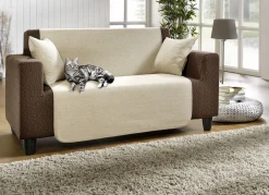 Unempfindliche Sessel-,Couch- und Armlehnenschoner aus Chenille