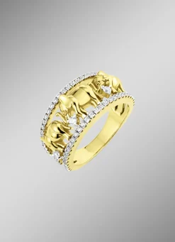 Vergoldeter Damenring