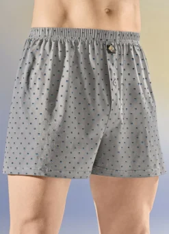 Viererpack Boxershorts mit Alloverdessin