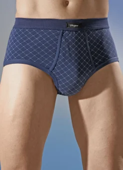 Viererpack Slips aus Feinjersey, mit Eingriff