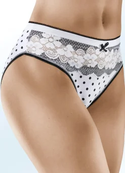 Viererpack Slips mit Elastikspitze