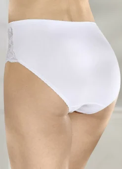Viererpack Slips mit elastischer Spitze