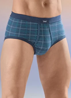 Viererpack Slips mit Karodessin