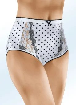 Viererpack Slips mit Punktedruck