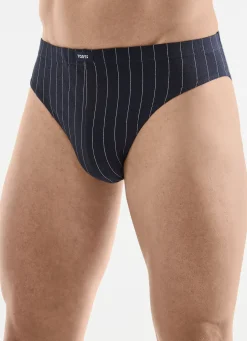 Viererpack Slips mit Streifendessin