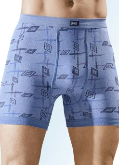 Viererpack Unterhosen aus Feinripp mit Eingriff