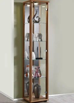 Vitrine, 1-türig, mit LED-Beleuchtung