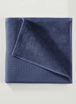 Waffelpiqué-Frottier-Serie aus Baumwolle