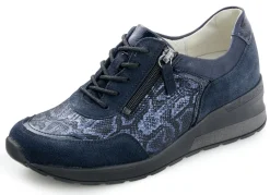 Waldläufer, bequeme Damen-Schnürschuhe, Weite H, mit herausnehmbarem Fußbett