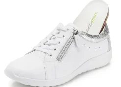 Waldläufer, bequeme Damen-Schnürschuhe, Weite K, mit herausnehmbarem Fußbett