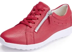 Waldläufer, bequeme Damen-Schnürschuhe, Weite K, mit herausnehmbarem Fußbett