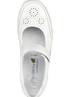 Waldläufer, bequeme Damen-Slipper, Weite H, mit herausnehmbarem Fußbett