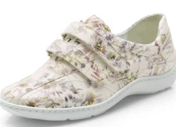 Waldläufer, bequeme Damen-Slipper, Weite H, mit herausnehmbarem Fußbett