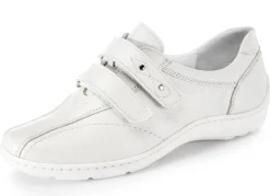 Waldläufer, bequeme Damen-Slipper, Weite H, mit herausnehmbarem Fußbett