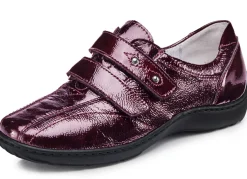 Waldläufer, bequeme Damen-Slipper, Weite H, mit herausnehmbarem Fußbett