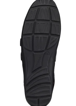 Waldläufer, bequeme Damen-Slipper, Weite H, mit herausnehmbarem Fußbett