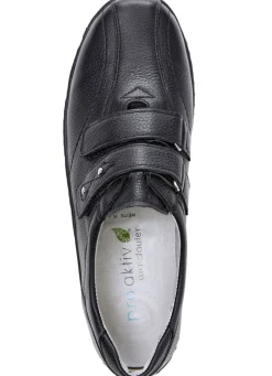 Waldläufer, bequeme Damen-Slipper, Weite H, mit herausnehmbarem Fußbett