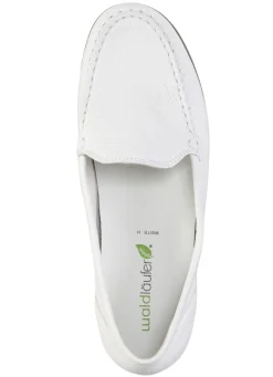 Waldläufer, bequeme Damen-Slipper, Weite H, mit herausnehmbarem Fußbett