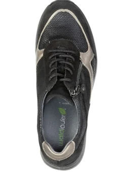 Waldläufer, bequeme Damen-Sneaker, Weite H, mit herausnehmbarem Fußbett