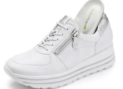 Waldläufer, bequeme Damen-Sneaker, Weite H, mit herausnehmbarem Fußbett