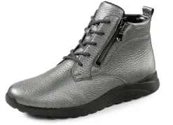 Waldläufer, bequeme Damen-Stiefeletten, Winterschuhe, Weite H, aus Hirschleder