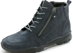 Waldläufer, gefütterte Damen-Stiefeletten, Winterschuhe, Weite H, mit herausnehmbarem Fußbett