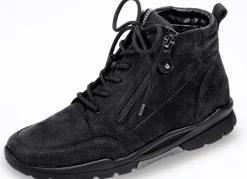 Waldläufer, gefütterte Damen-Stiefeletten, Winterschuhe, Weite H, mit herausnehmbarem Fußbett