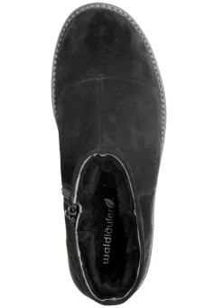 Waldläufer, gefütterte Damen-Boots, Winterschuhe, Weite H, mit Lammfell