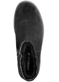 Waldläufer, gefütterte Damen-Boots, Winterschuhe, Weite H, mit Lammfell