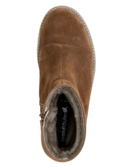 Waldläufer, gefütterte Damen-Boots, Winterschuhe, Weite H, mit Lammfell