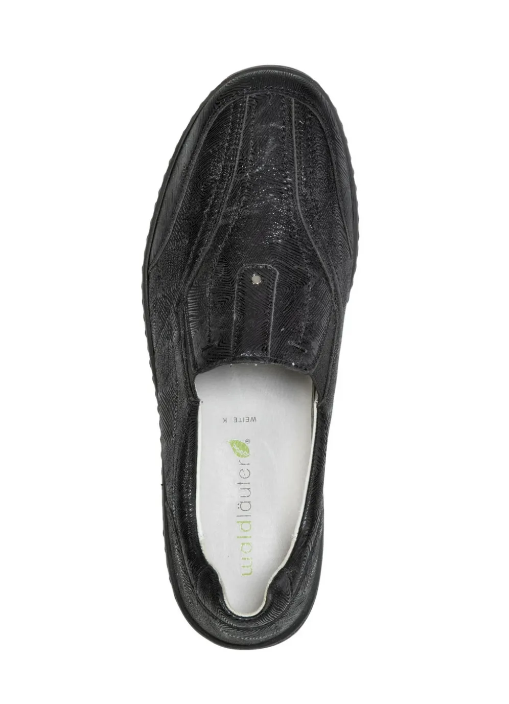 Waldläufer, komfortable Damen-Slipper, Weite K, mit herausnehmbarem Fußbett