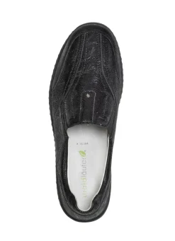 Waldläufer, komfortable Damen-Slipper, Weite K, mit herausnehmbarem Fußbett